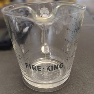 Vintage Fire King Measuring Cup 16oz 2 Cup